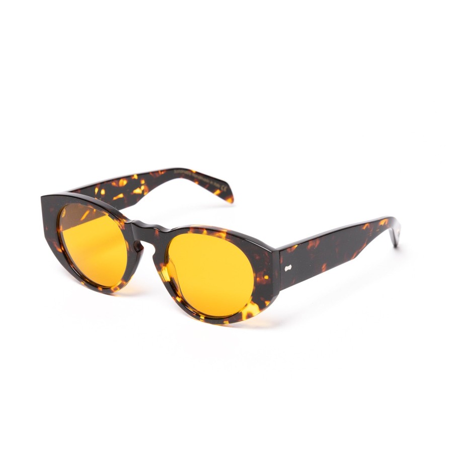 TBD BRILLEN Sonnenbrille | Sonnenbrille „Madras Havana" Mit Safranglasern Reine Handarbeit