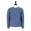 Fedeli Strickwaren | Exklusiv Bei Michael Jondral: Denim Blue Scottish 3-Ply Mouline Cashme