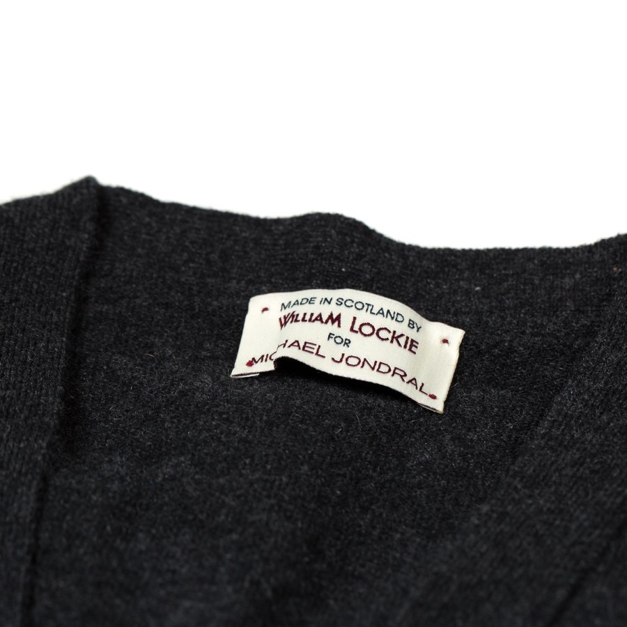 William Lockie Strickwaren | Strickjacke „Oxton Cardigan" Aus Feinem Schottischem 1-Lagigem Kaschmir