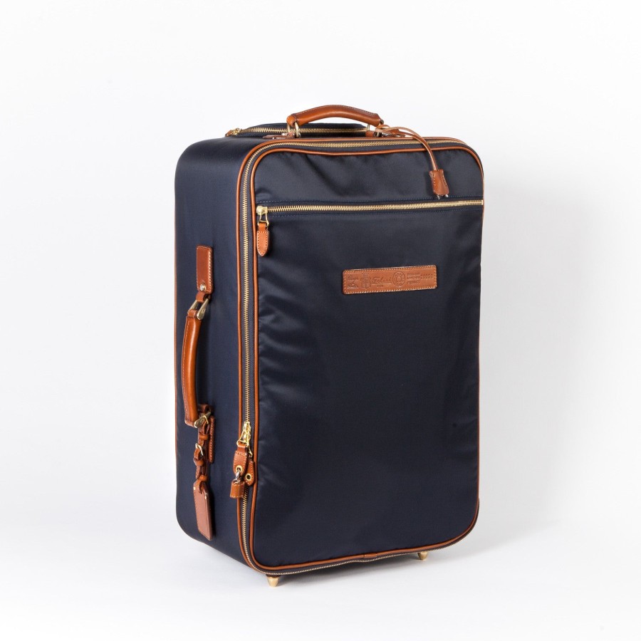 Felisi Taschen | Trolley „Carry On" Aus Felisi-Nylon Und Sattelleder