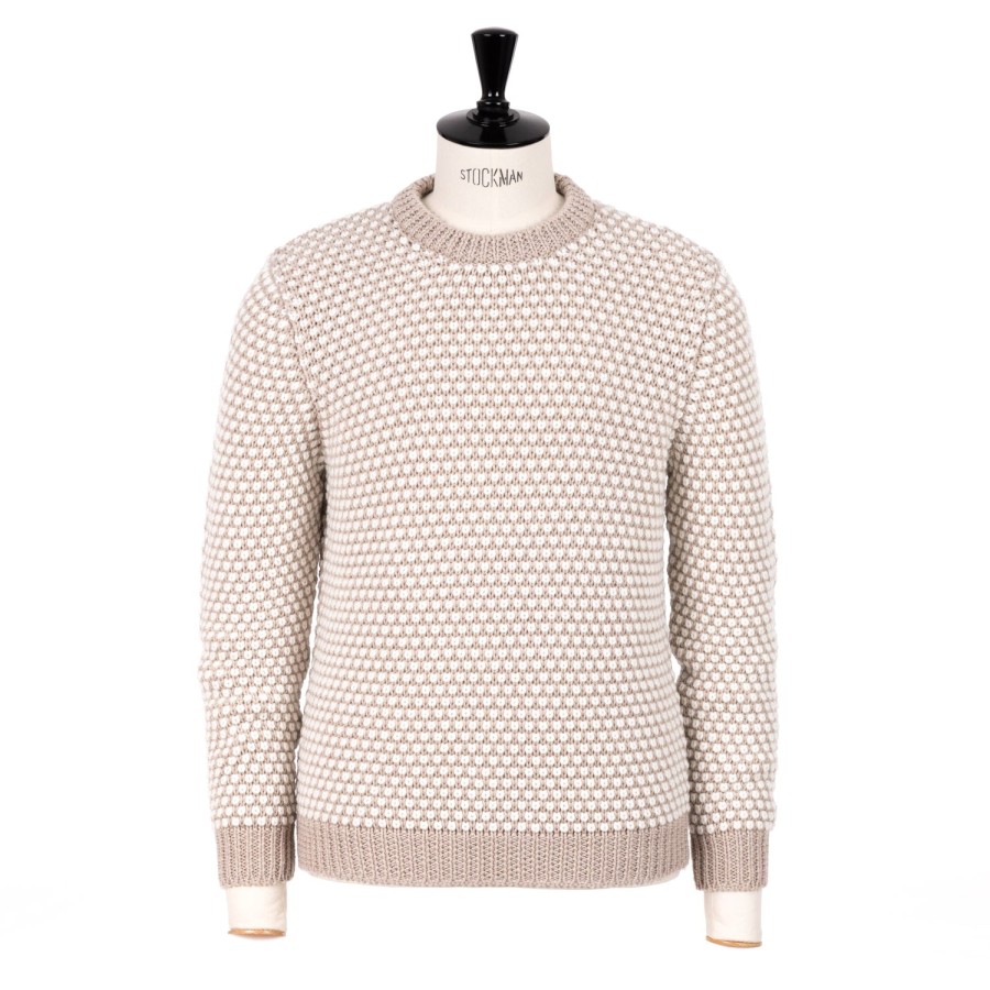 Settefili Strickwaren | Settefili X Mj: Pullover „Motivo A Perline" Aus Reiner Merinowolle