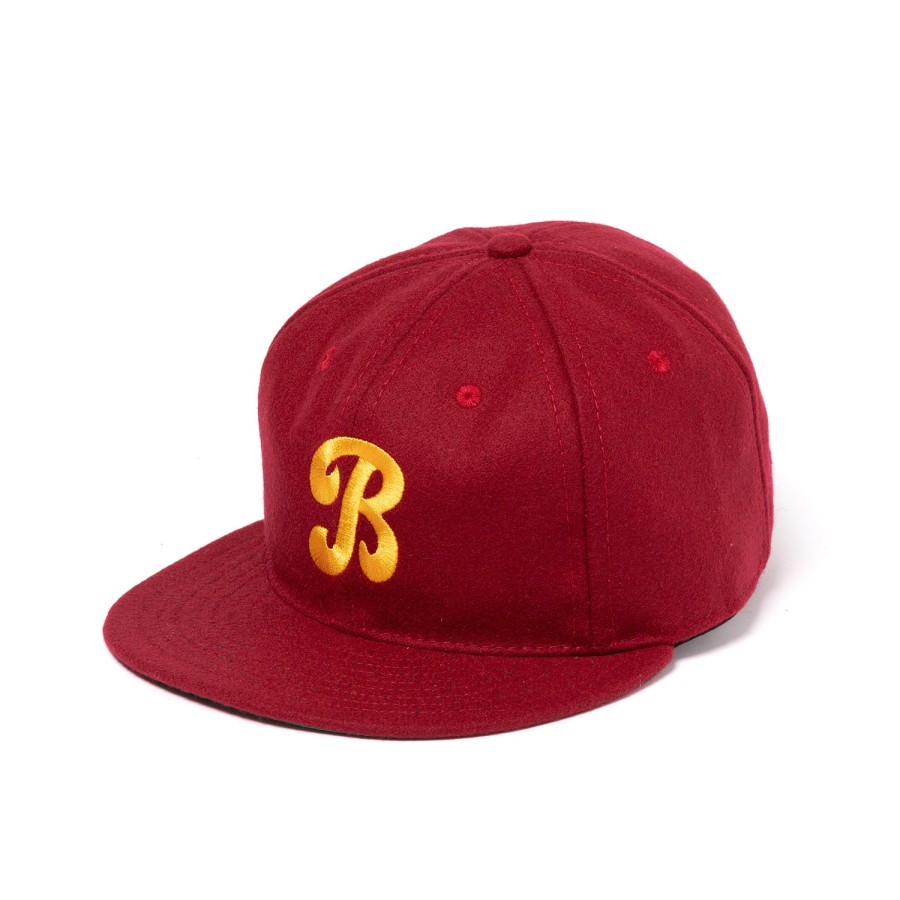 Sonderangebote X MJ Hute | Ebbets Field Flannels X Mj: "Brooklyn College 1947" Wool Flannel Baseb