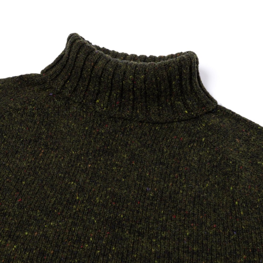 Glenugie Strickwaren | Glenugie X Mj: Pullover „Donegal Polo Jumper" Aus Reiner Wolle Supersoft Lam