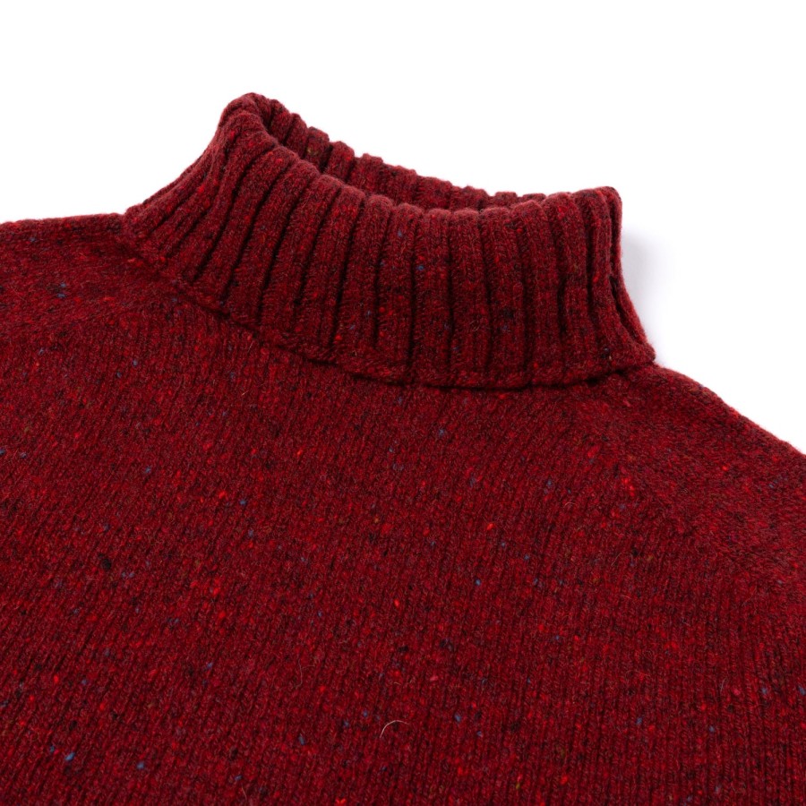 Glenugie Strickwaren | Glenugie X Mj: Pullover „Donegal Polo Jumper" Aus Reiner Wolle Supersoft Lam