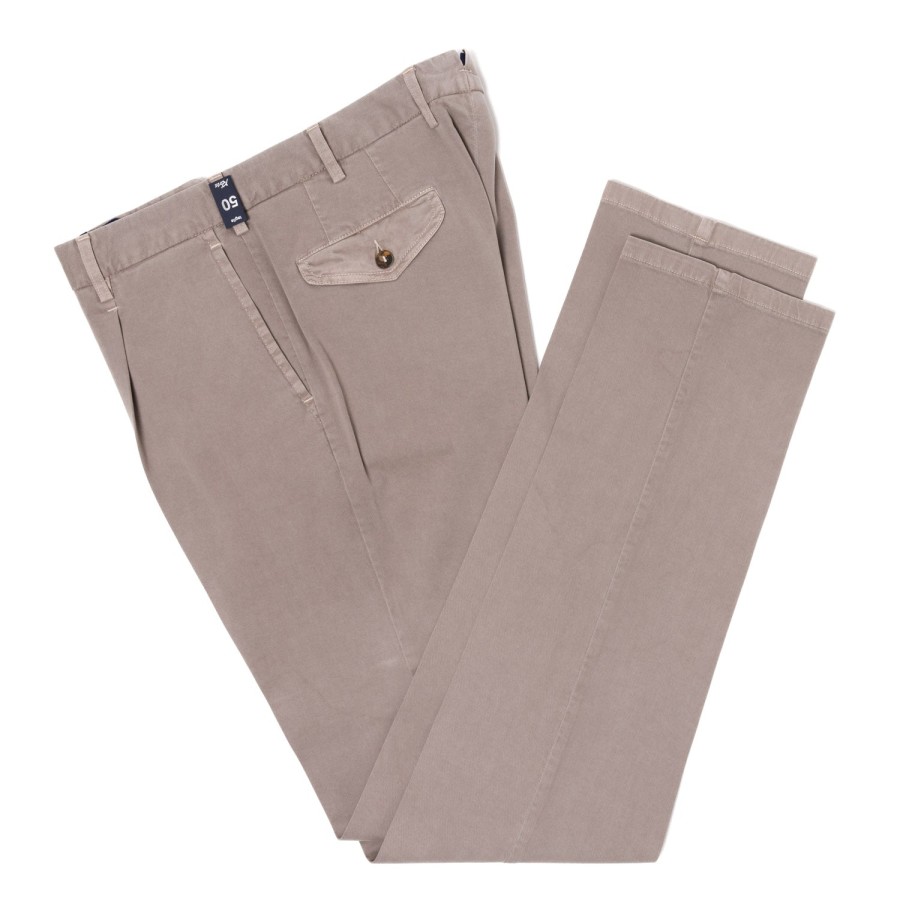 Rota Sport Hose | Exklusiv Fur Michael Jondral: Greige-Hose „Soft-Chino" Aus Baumwolle M