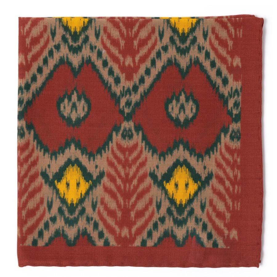 Anderson u0026 Sheppard Taschentucher | Exklusiv Fur Michael Jondral: Einstecktuch „Colored Ikat" Aus