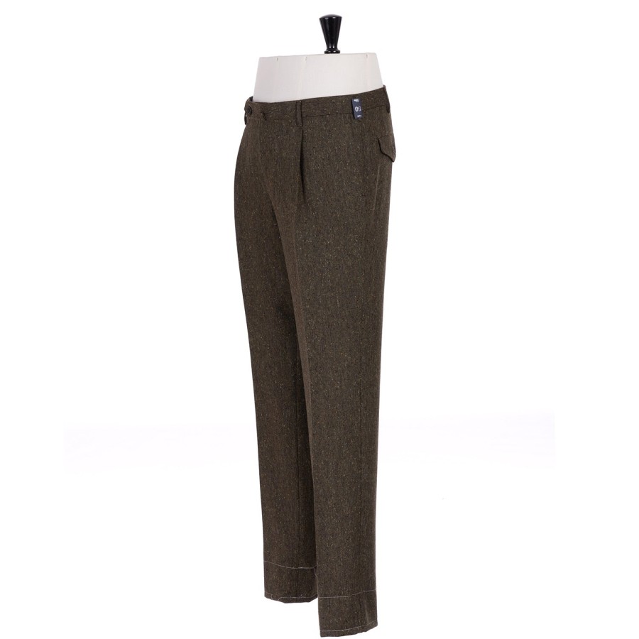 Rota Sartorial Hose | Hose „Homespun" Aus Reiner Wolle Rota Sartorial