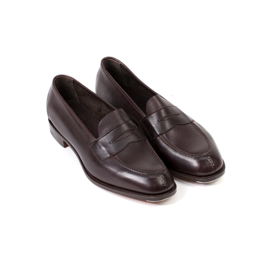 Edward Green S | Limitierte Auflage: Penny Loafer „Unlined Harrow" Aus Franzosischem Kalbsleder -