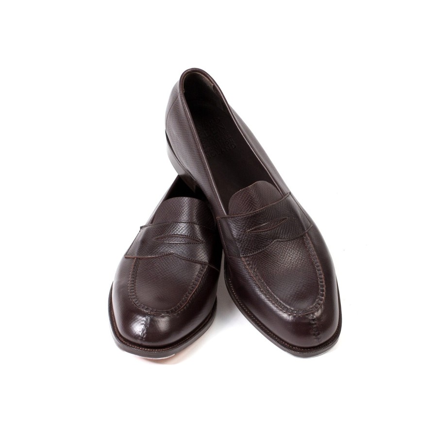 Edward Green S | Limitierte Auflage: Penny Loafer „Unlined Harrow" Aus Franzosischem Kalbsleder -