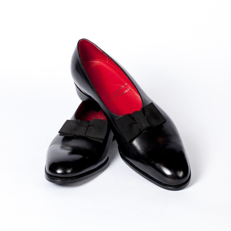 Saint Crispin's Mto | Schwarzer Tails-Schuh „Opera" Aus Kalbsleder