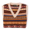 Glenugie Strickwaren | Glenugie Exclusive X Mj: Pullover „Fairisle Slipover" Aus Reiner Wolle Rein