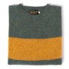 Glenugie Strickwaren | Glenugie Exclusive X Mj: Pullover Aus Reiner Wolle „College Stripe Jumper" C