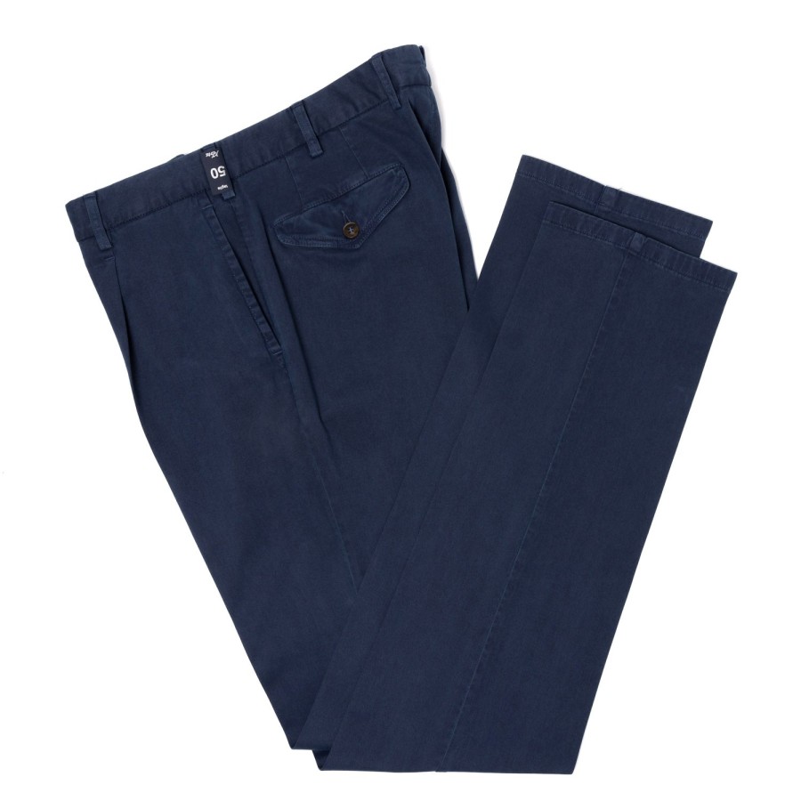 Rota Sport Hose | Exklusiv Fur Michael Jondral: Blaue Hose „Soft-Chino" Aus Baumwollmix