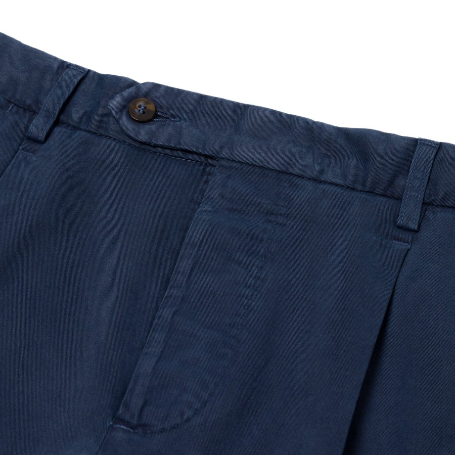 Rota Sport Hose | Exklusiv Fur Michael Jondral: Blaue Hose „Soft-Chino" Aus Baumwollmix