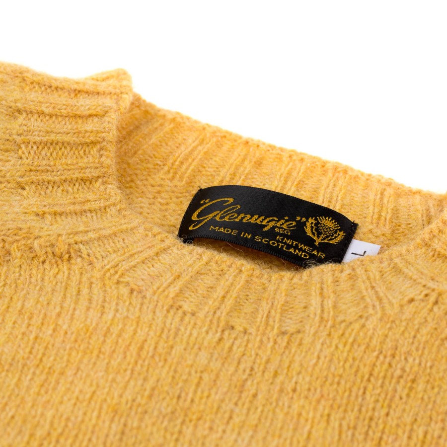 Glenugie Strickwaren | Glenugie X Mj: Pullover „Round Jumper" Aus Reiner Wolle Pure Soft Sh