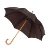 Maglia Regenschirme | Brauner Regenschirm „Traveller" Mit Holzgriff