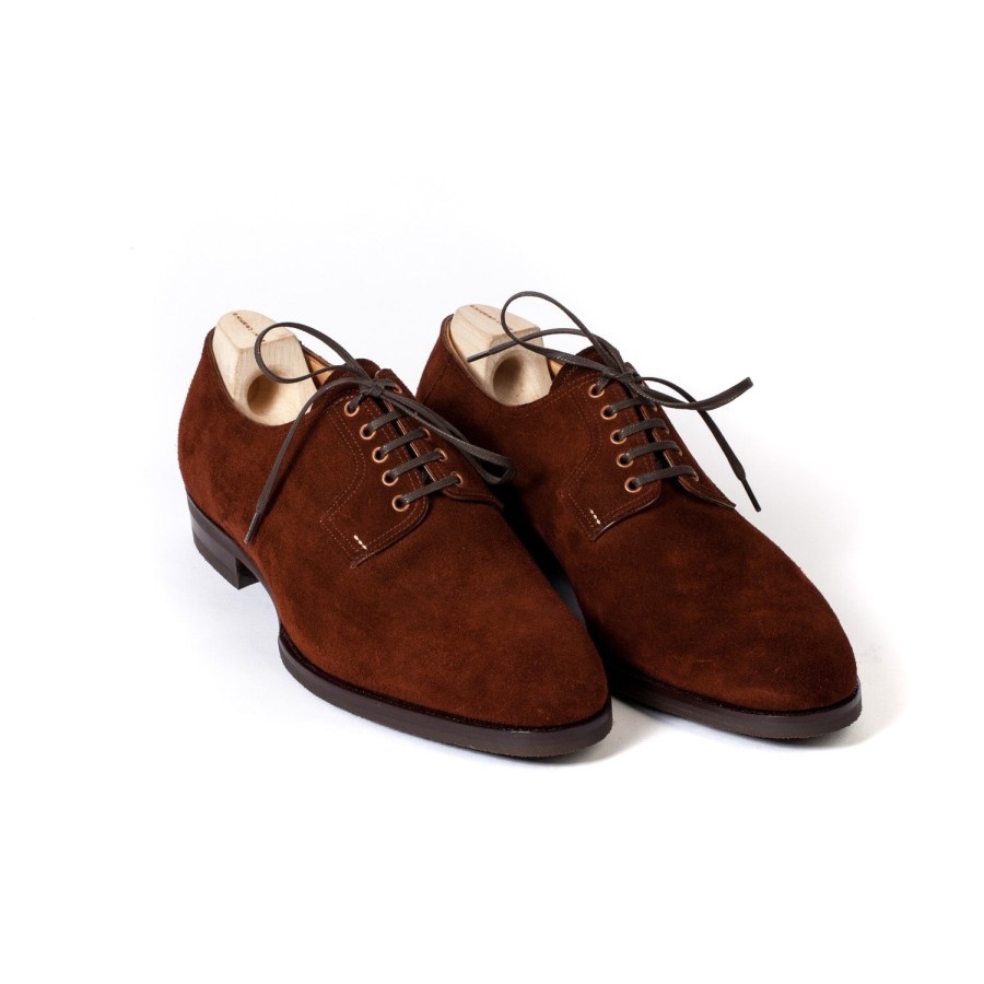 Saint Crispin's Mto | Derby „Blucher" Aus Rostfarbenem Wildleder