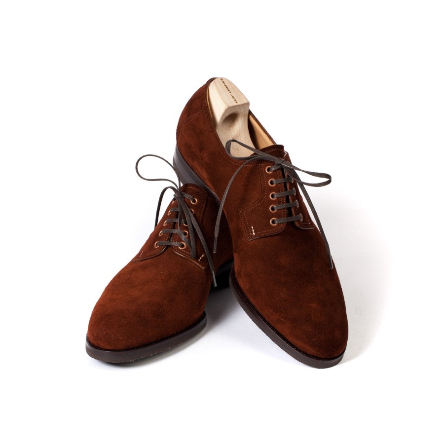 Saint Crispin's Mto | Derby „Blucher" Aus Rostfarbenem Wildleder