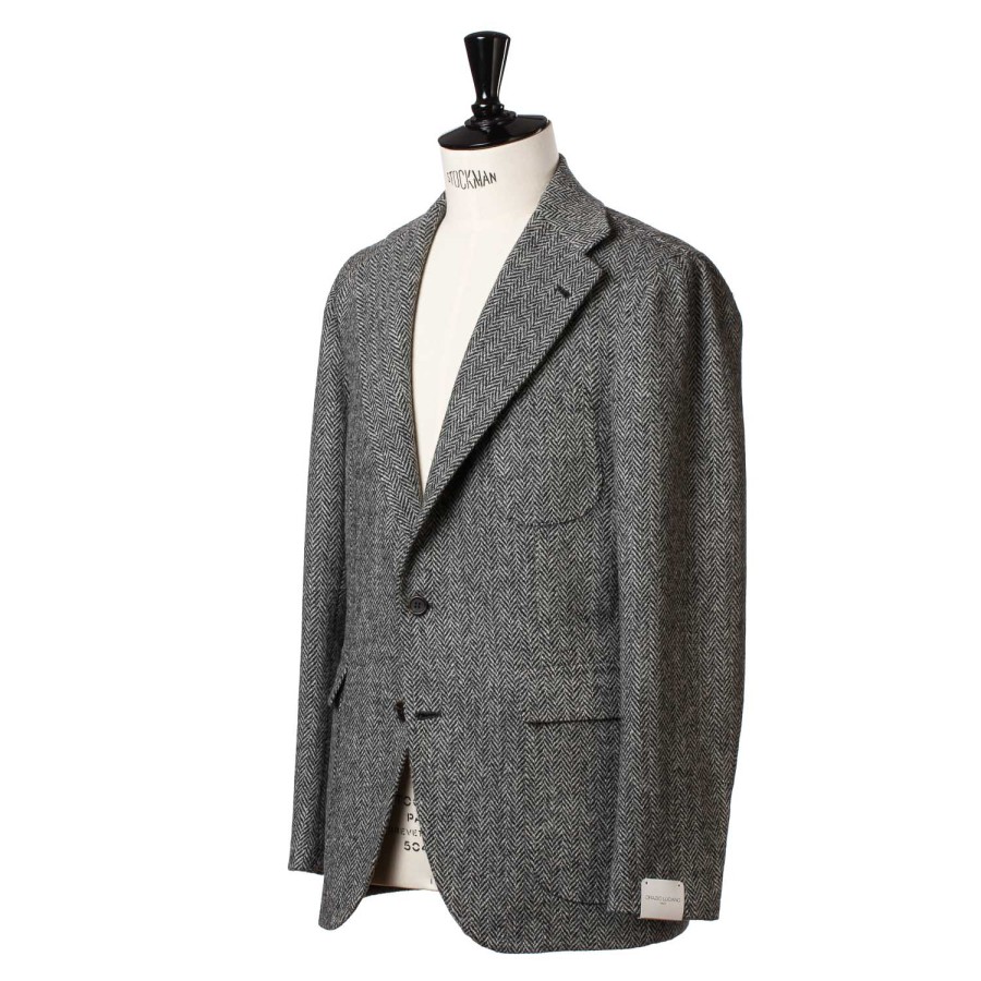 Orazio Luciano Anzugjacke | Jacke „Cool King" Aus Original Harris Tweed Reine Handarbeit