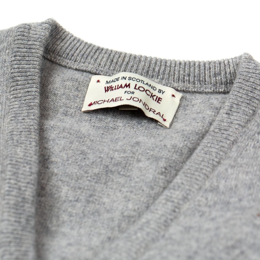 William Lockie Strickwaren | Pullover „Oxton Vee" Aus Feinem Schottischem 1-Lagigem Kaschmir