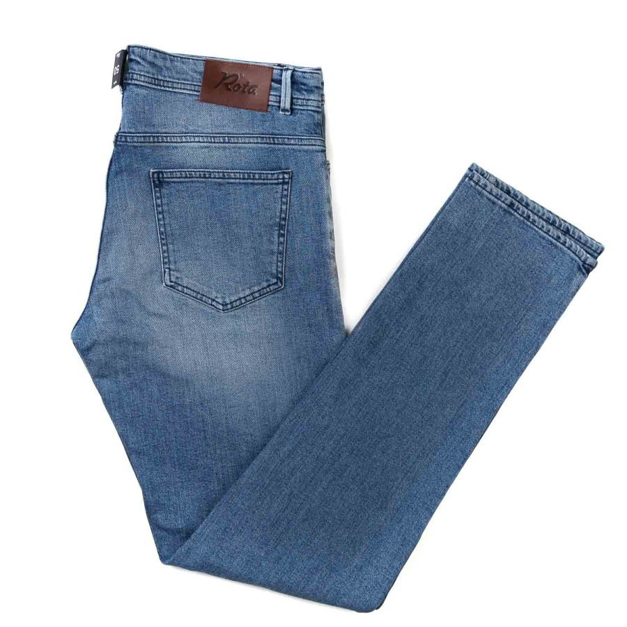 Rota Sport Denim | Exklusiv Fur Michael Jondral: Luxurioses 5-Pocket „Sun Bleached" Den