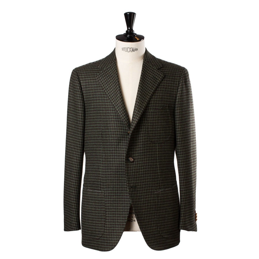 Cesare Attolini Anzugjacke | Jacke „Houndstooth" Aus Reiner Merinowolle Von Fox Brother'S Pure