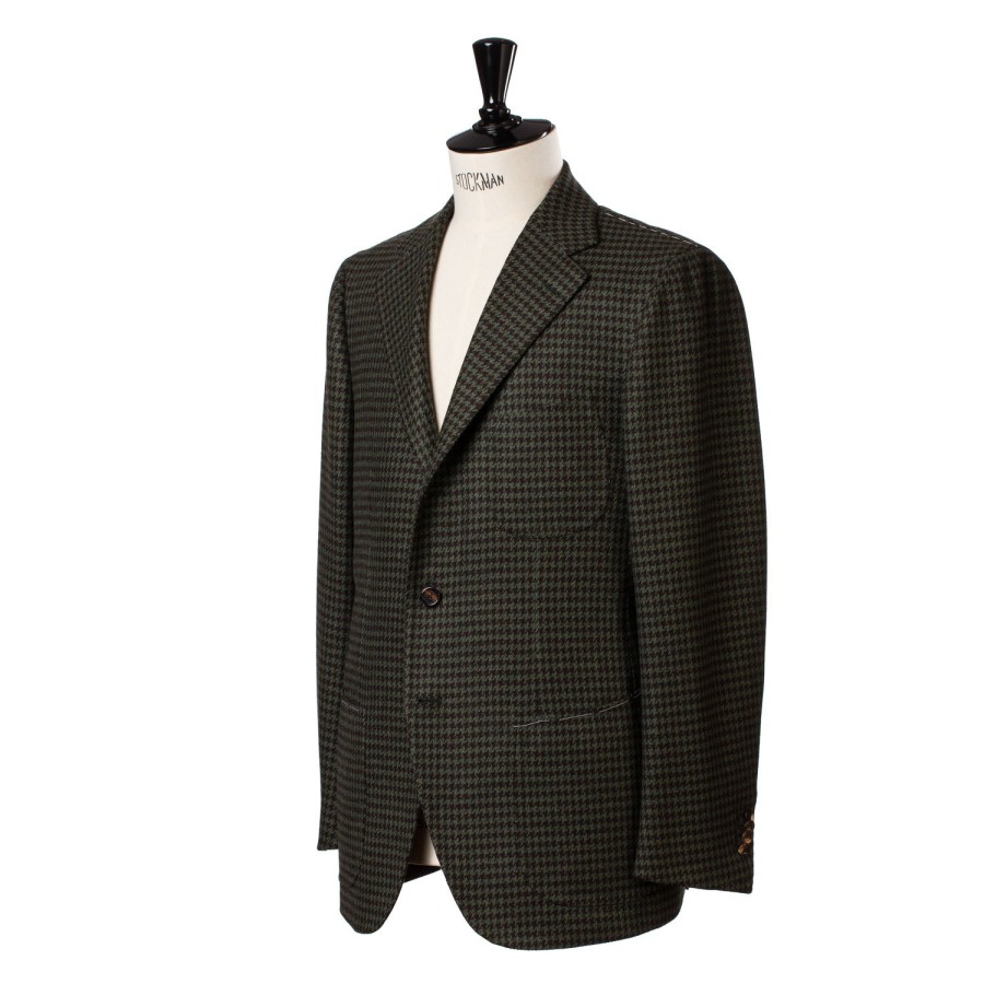 Cesare Attolini Anzugjacke | Jacke „Houndstooth" Aus Reiner Merinowolle Von Fox Brother'S Pure