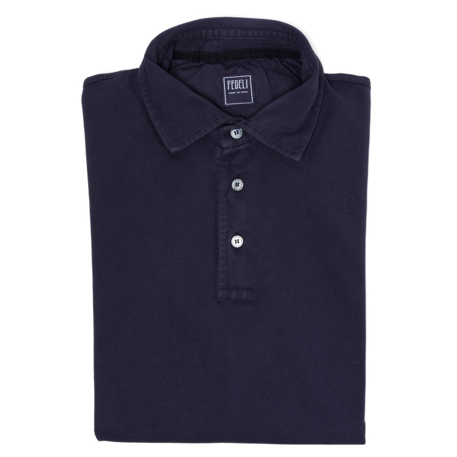 Fedeli Poloshirts Langarm | Exklusiv Bei Michael Jondral: Langarm-Poloshirt „North" Von Pure Giza Co