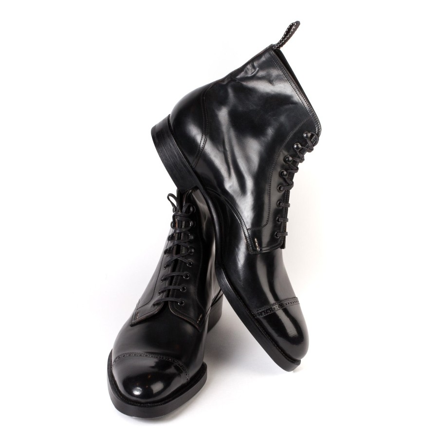 Saint Crispin's Mto | Limitierte Auflage Stiefel „Toe Cap Derby American" Aus Original Horween Shell Cordovan