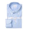 Borriello Hemden | Kariertes Hemd „Royal Oxford" Mit Button Down Und Sport Cuff - Handgemacht