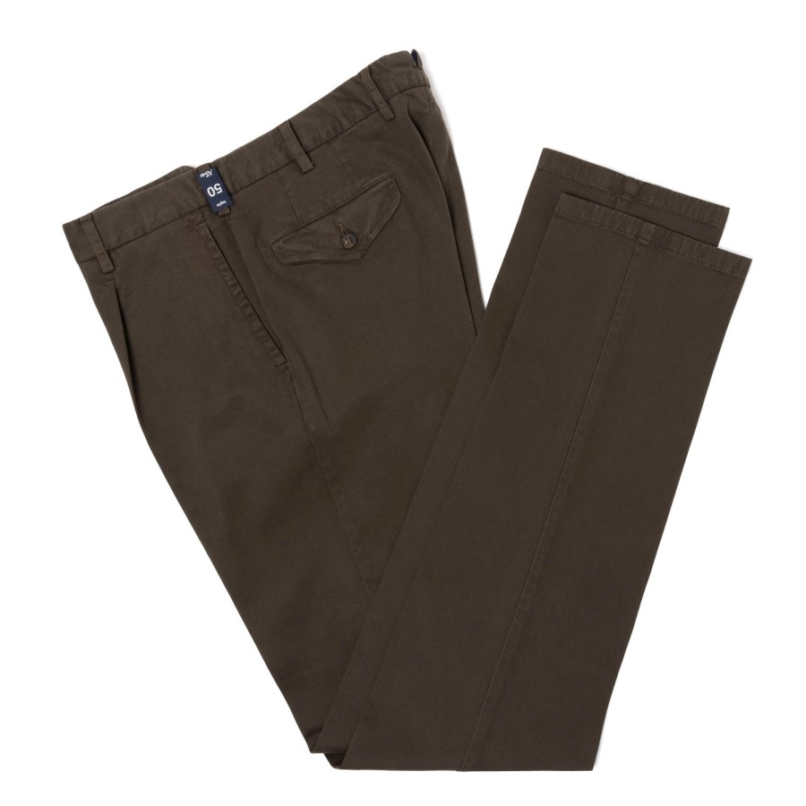 Rota Sport Hose | Exklusiv Fur Michael Jondral: Braune Hose „Soft Chino" Aus Baumwoll-Mi