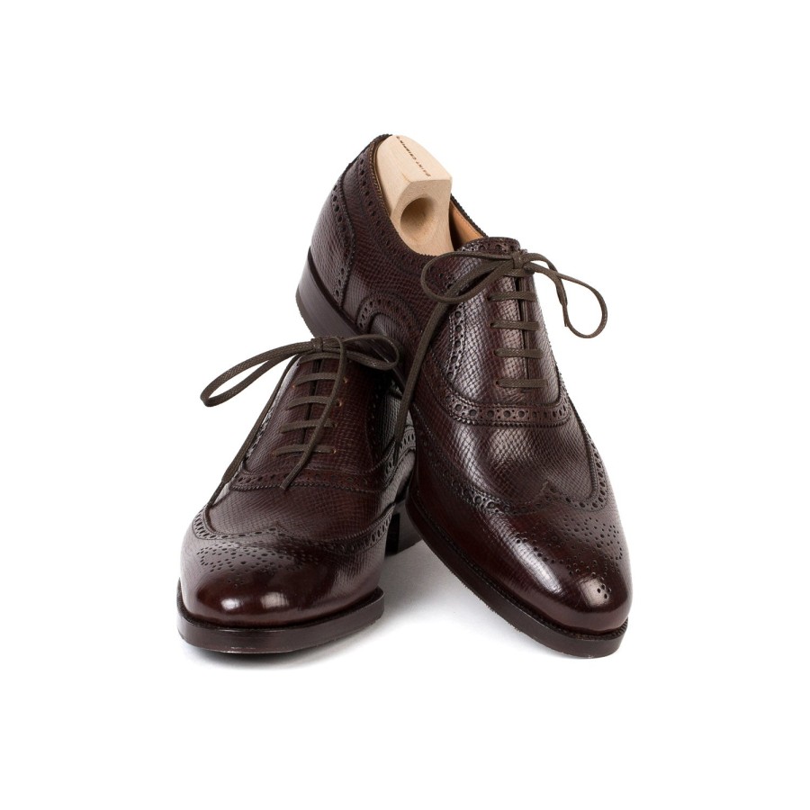 Saint Crispin's Mto | Oxford "Brogue American" Aus Genarbtem Kalbsleder - Reine Handarbeit