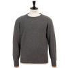 William Lockie Strickwaren | Pullover „Leven Crew" Aus Reiner Geelong-Lammwolle 2-Lagig