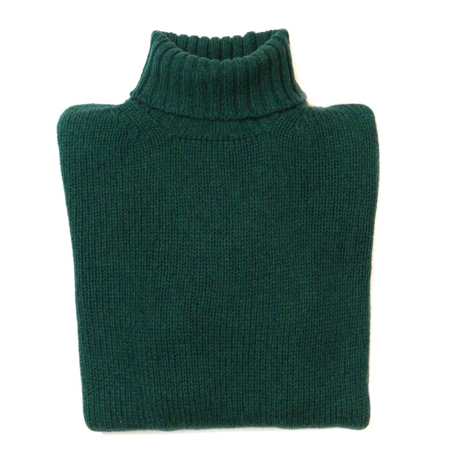 William Lockie Strickwaren | Rollkragenpullover „Alain Rollneck" Aus 4-Lagiger Geelong-Lammwolle