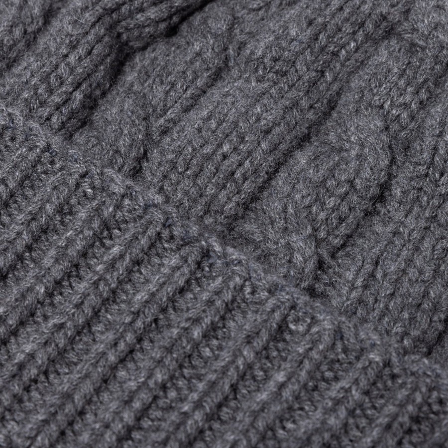 Manufaktur Rosi Hute | Rosi Collection X Mj: Strickmutze „Cable Beanie" Aus Reinem Kaschmir