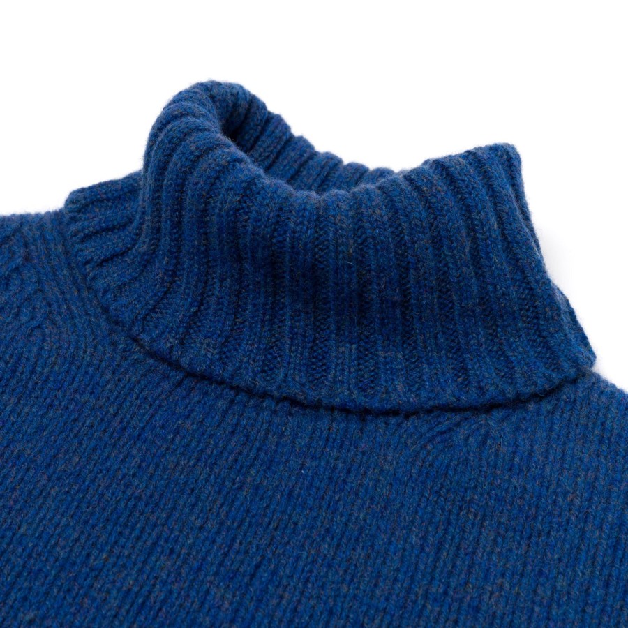 William Lockie Strickwaren | Exklusiv Bei Mj: Rollkragenpullover „Alain Rollneck" Aus 4-Lagigem Geelon